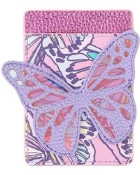 Kurt Geiger - Butterfly-Motif Printed Card Holder - Lyst