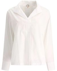 Ines De La Fressange Paris - Three-Quarter Sleeve Collared Shirt - Lyst