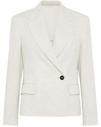 Brunello Cucinelli - Verfraaide Blazer - Lyst