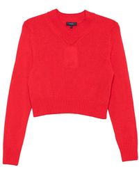 Soeur - Jonas Ribbed-Knit V-Neck Sweater - Lyst