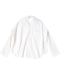 Balenciaga - Knot-detail Long-sleeved Shirt - Lyst