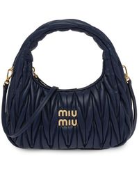 Miu Miu Slouchy Tote Bag in Black Save 54% Womens Bags Hobo bags and purses 