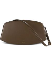 SAVETTE - Curved-Flap Calfskin Shoulder Bag - Lyst