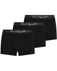 KARL LAGERFELD - Hotel Karl Boxers (Set Of Three) - Lyst