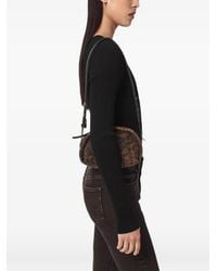 AllSaints - Rosalie Leopard Leather Crossbody Bag - Lyst