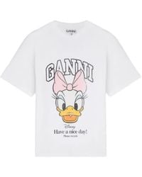 Ganni - X Disney T-Shirt Met Print - Lyst