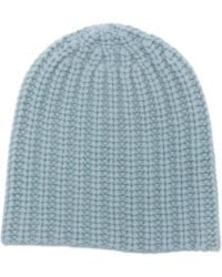 Liska - Michaela Ribbed Cashmere Beanie Hat - Lyst