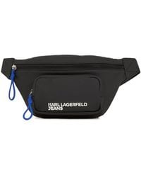 KARL LAGERFELD - Klj Logo-Embellished Belt Bag - Lyst
