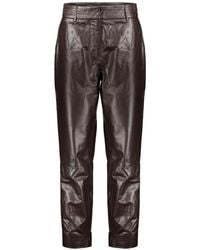 Moorer - Pantalon Sabrina En Cuir - Lyst