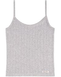 Sporty & Rich - Logo-Patch Tank Top - Lyst