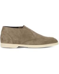 Doucal's - Suede Slip-On Desert Boots - Lyst