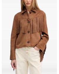 DKNY - Fringe-Detailing Jacket - Lyst