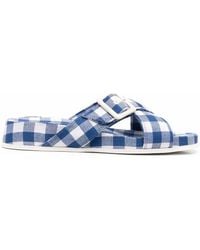 Camper - Atonik Gingham-Check Sandals - Lyst