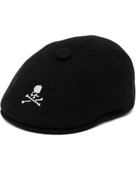 Mastermind Japan - Skull-Embroidered Flat Cap - Lyst