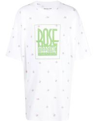 Martine Rose - Long-Line Logo-Print T-Shirt - Lyst