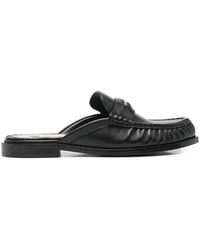 Burberry - Cadet Leather Mules - Lyst