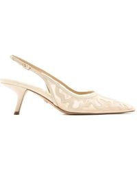 Sam Edelman - Bianka Slingback Embroidered Pumps - Lyst