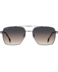 BOSS - Pilot-Frame Sunglasses - Lyst
