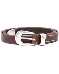 Our Legacy - Western Leather Buckle Belt - Lyst
