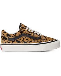 Vans - Baskets Old Skool À Imprimé Léopard - Lyst