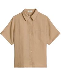 Marc O' Polo - Chest-Pocket Short-Sleeve Blouse - Lyst