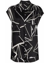 Rick Owens - Giacca-camicia con stampa - Lyst