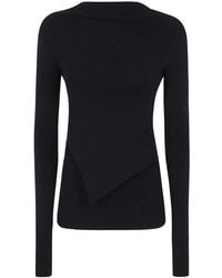 Rick Owens - Blusa con cuello alzado - Lyst