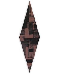 ZEGNA - Abstract-Print Diamond-Shaped Scarf - Lyst