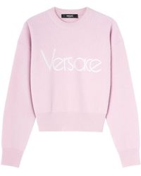 Versace - Pull Re-Edition 1978 à logo - Lyst