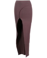 Rick Owens - Theresa Panelled Midi Skirt - Lyst