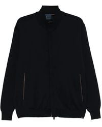 Paul & Shark - Zip-Up Virgin Wool Cardigan - Lyst