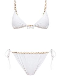 Balmain - Bikini con detalle de cadena - Lyst