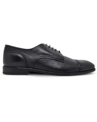 Henderson - Textured Derby Shoes - Lyst