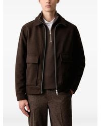 Lindbergh - Zip-Up Flap-Pocket Jacket - Lyst