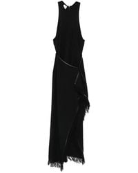 Nanushka - Robe Mi-Longue Rayen À Bords Francs - Lyst