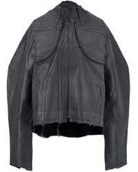 OTTOLINGER - Denim Jack Met Rits En Geglazuurd Effect - Lyst