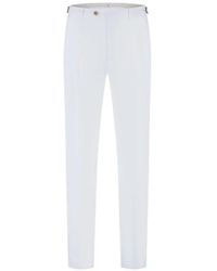 Berwich - Button Fastening Regular Trousers - Lyst