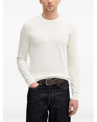 Guess - Crew-Neck Logo Sweater - Lyst