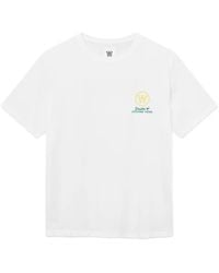 WOOD WOOD - Wwace Graphic-Print T-Shirt - Lyst