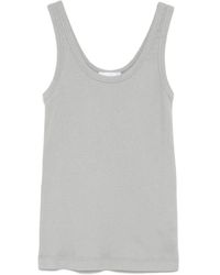 Nude - Top con logo bordado - Lyst