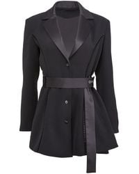 Fleur du Mal - Vestido corto con diseño de esmoquin - Lyst