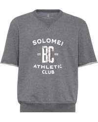 Brunello Cucinelli - Smooth Sweatshirt - Lyst
