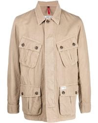Fay - Safari-style Cotton-blend Jacket - Lyst