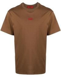 424 - Embroidered Micro Logo T-Shirt - Lyst