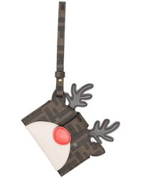 Fendi - Reindeer-Motif Card Holder - Lyst