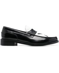 STEFAN COOKE - Slashed Leather Loafers - Lyst