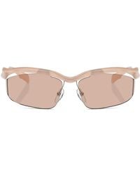 Prada - Prada Pr A25S Geometric Frame Sunglasses - Lyst