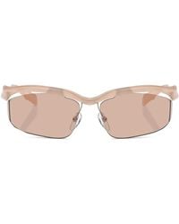 Prada - Prada Pr A25S Geometric Frame Sunglasses - Lyst