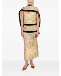 Rosie Assoulin - A La Mode Floral-Jacquard Midi Dress - Lyst