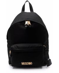 Moschino - Logo-plaque Backpack - Lyst